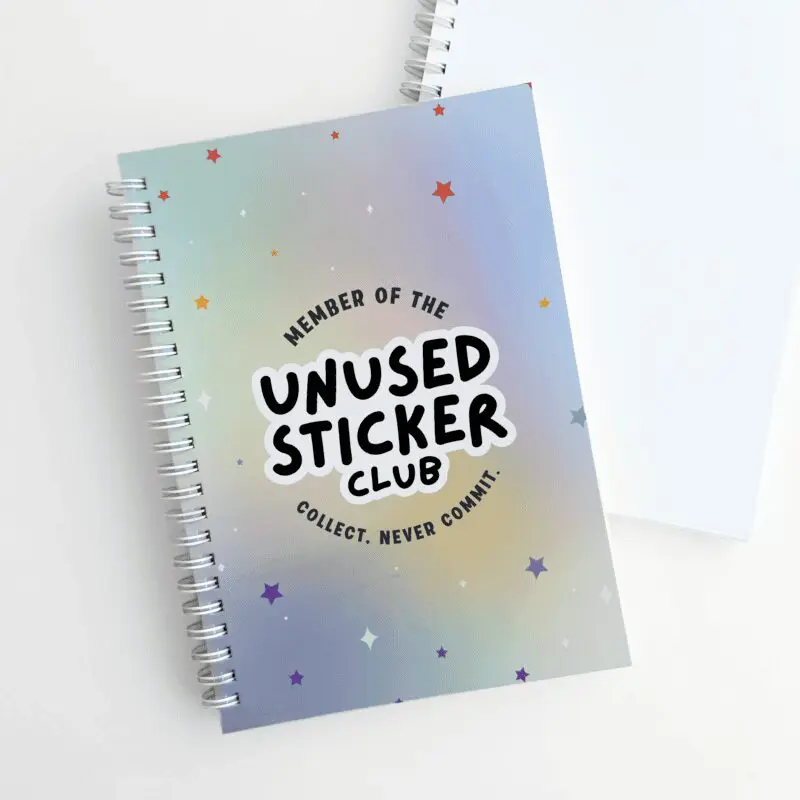 Unused Sticker Club™ Reusable Sticker Book - Holo