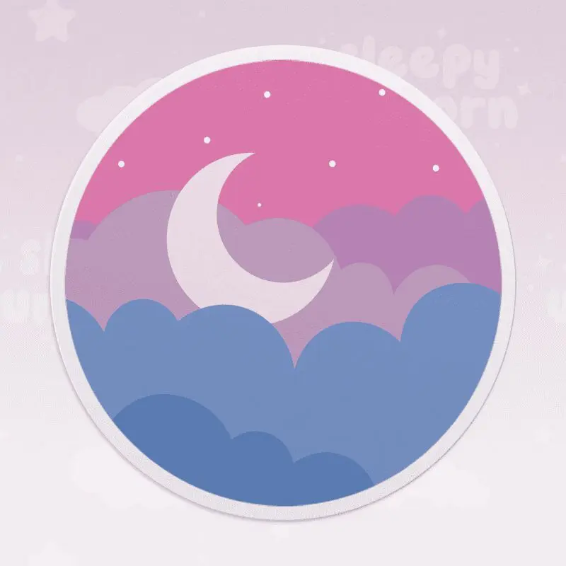 Subtle Bisexual Sticker