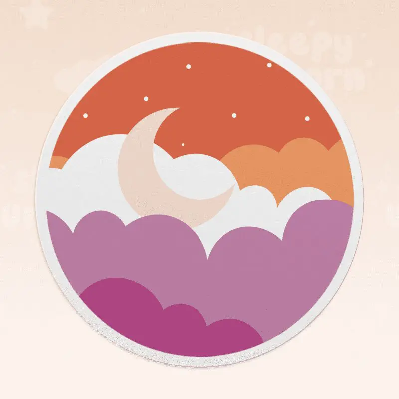 Subtle Lesbian Sticker