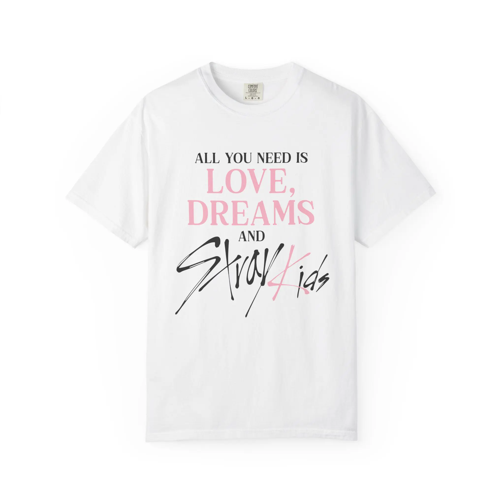 All You Need is Love Dreams and Stray Kids T-Shirt - Image 2