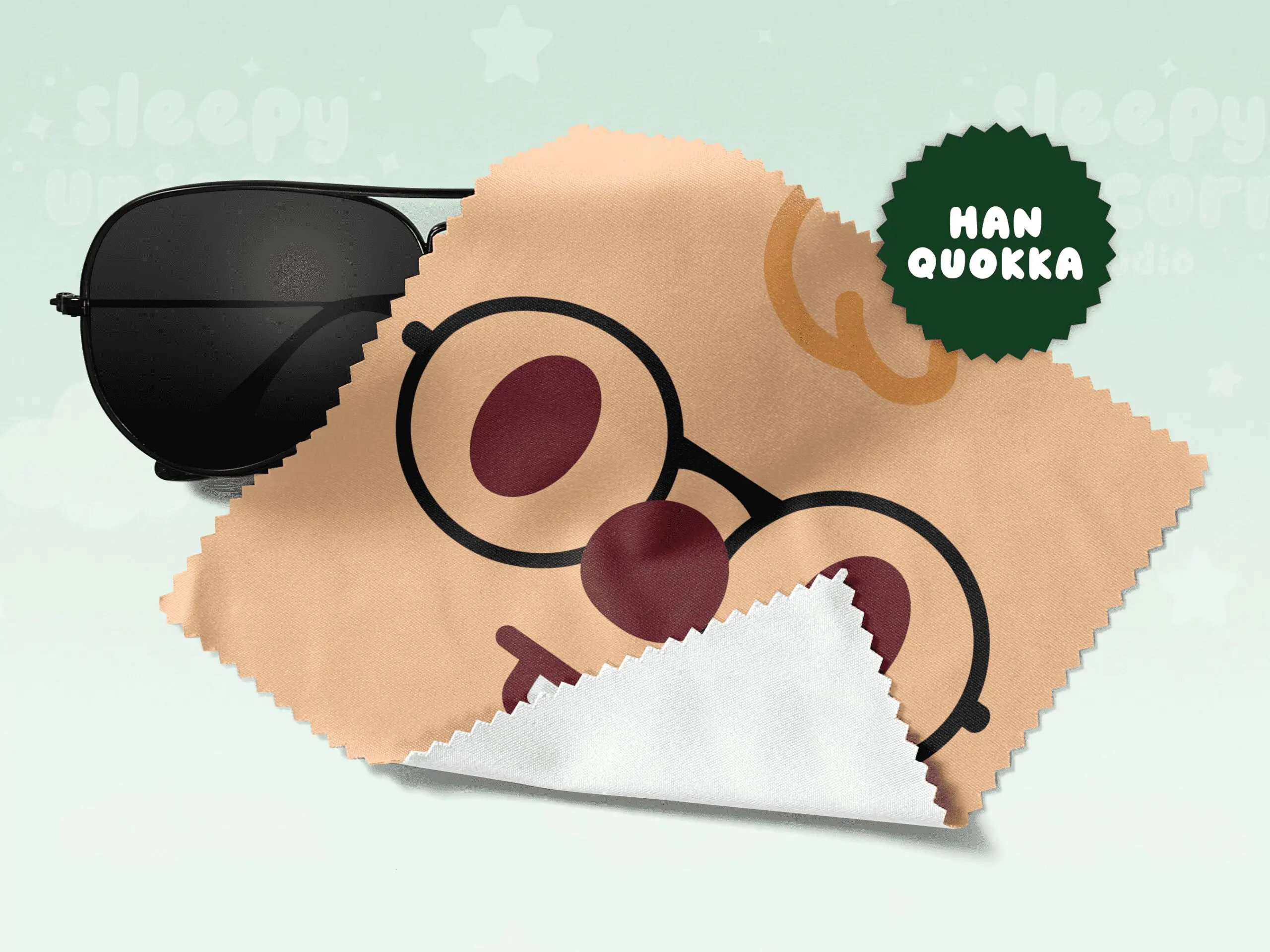 SKZOO Face Eyeglass Cleaning Cloth - Image 6