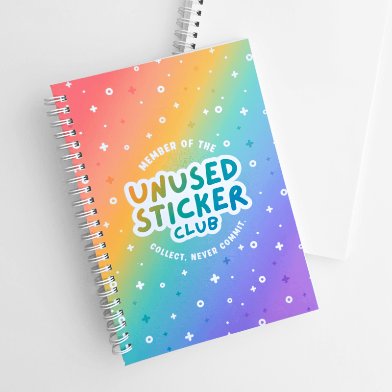 Unused Sticker Club™ Reusable Sticker Book - Rainbow