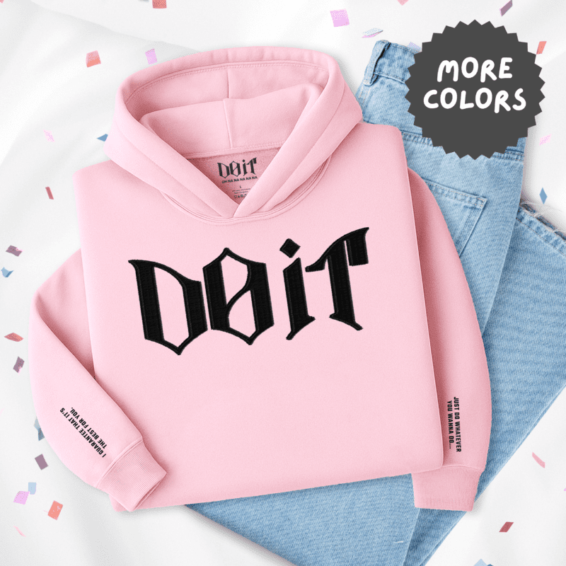Do It Stray Kids Embroidered Hoodie