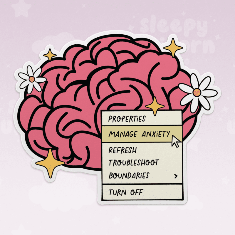 Managing Anxiety Sticker