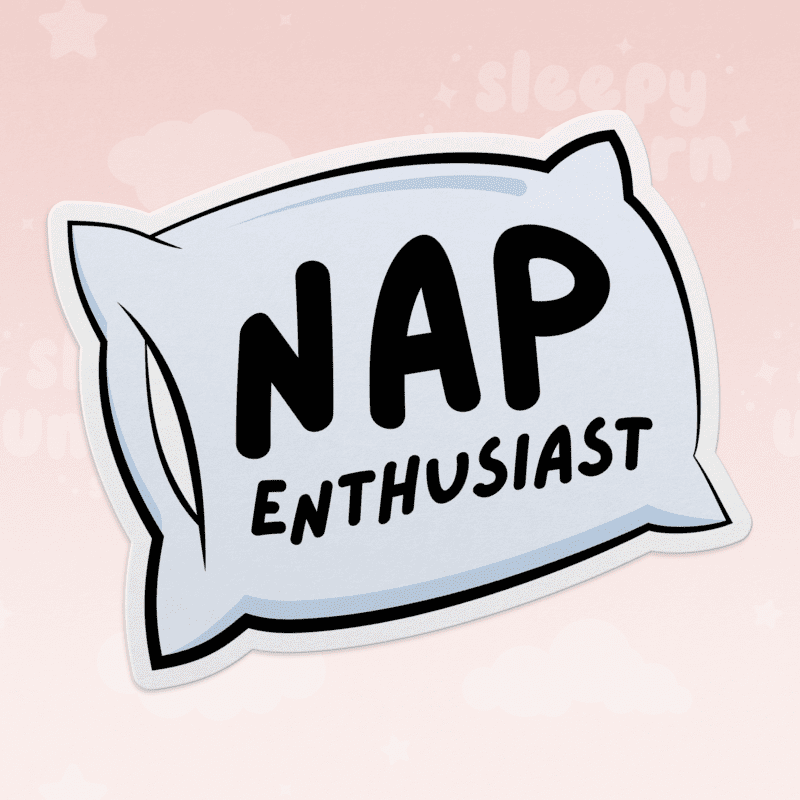 Nap Enthusiast Sticker