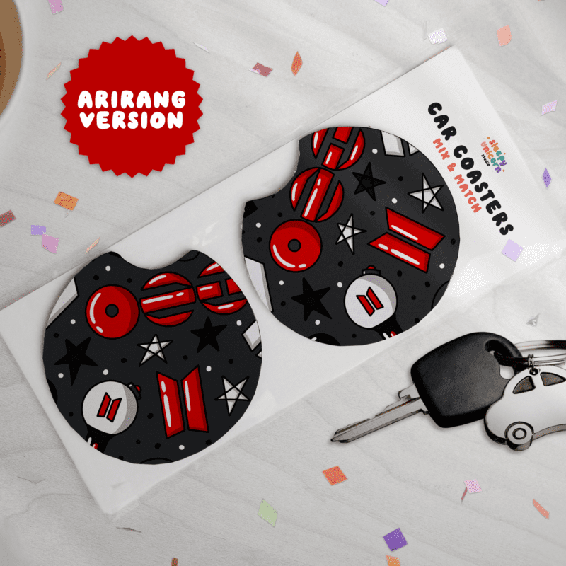 BTS Arirang Car Coasters