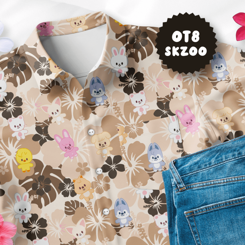 SKZOO Hawaiian Shirt - Neutral
