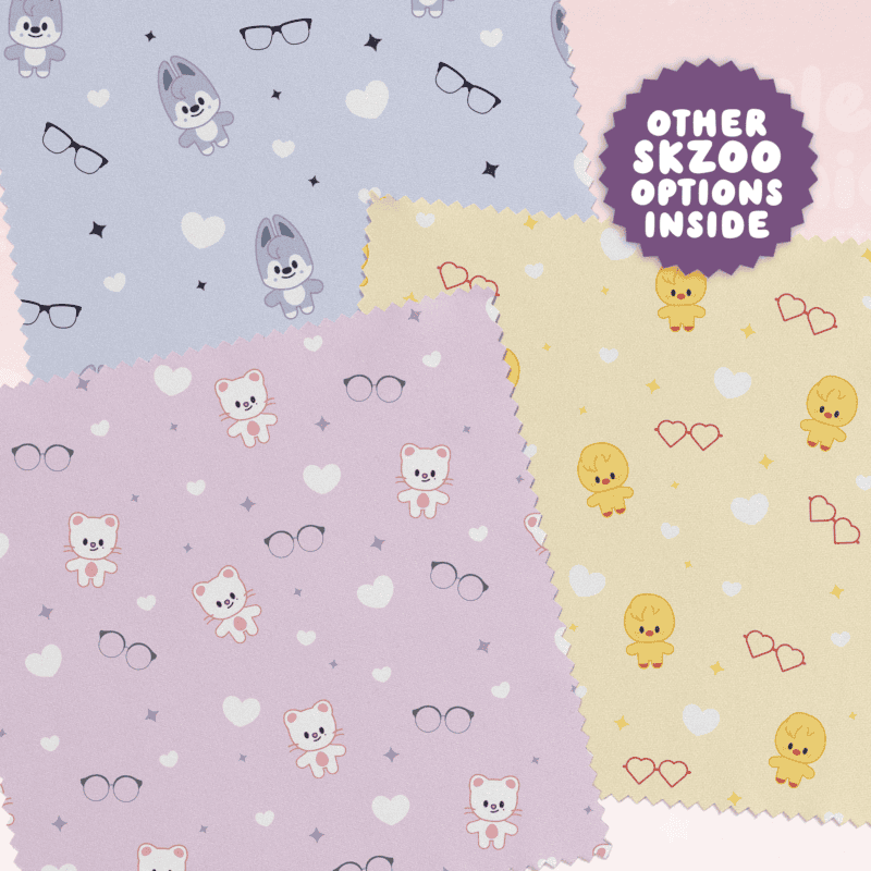 SKZOO Pattern Cleaning Cloth for Eyeglasses