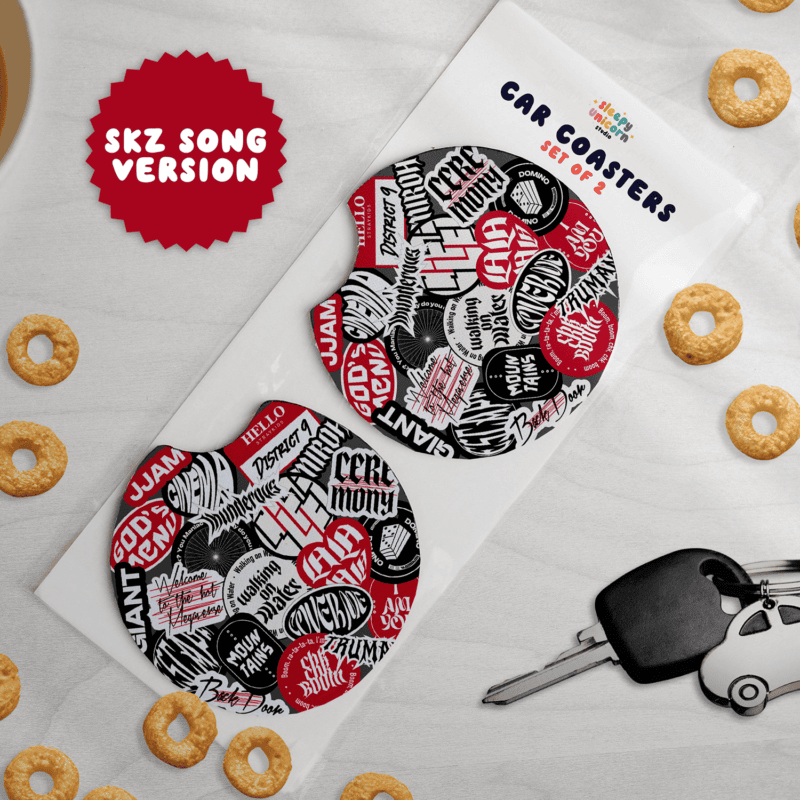 Stray Kids Songs Car Coasters