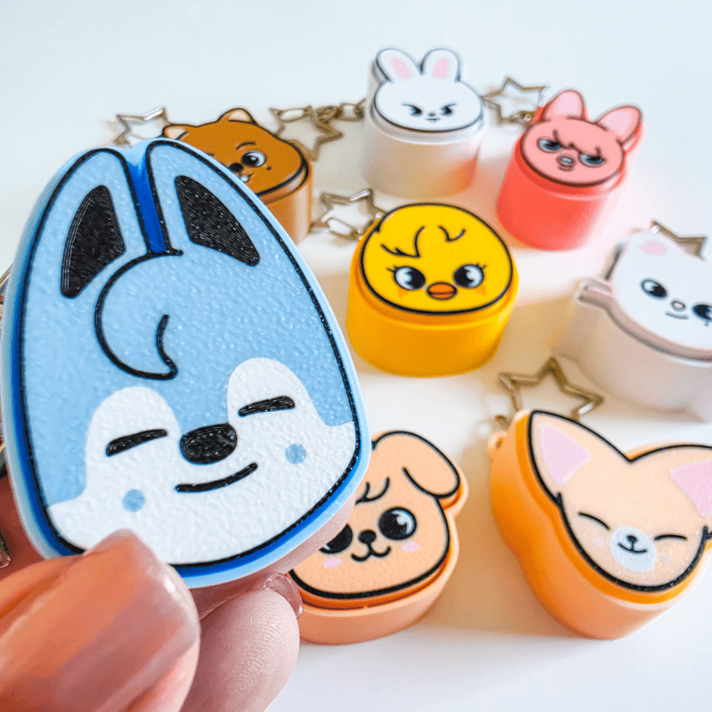 Stray Kids SKZOO Fidget Clicker Keychain