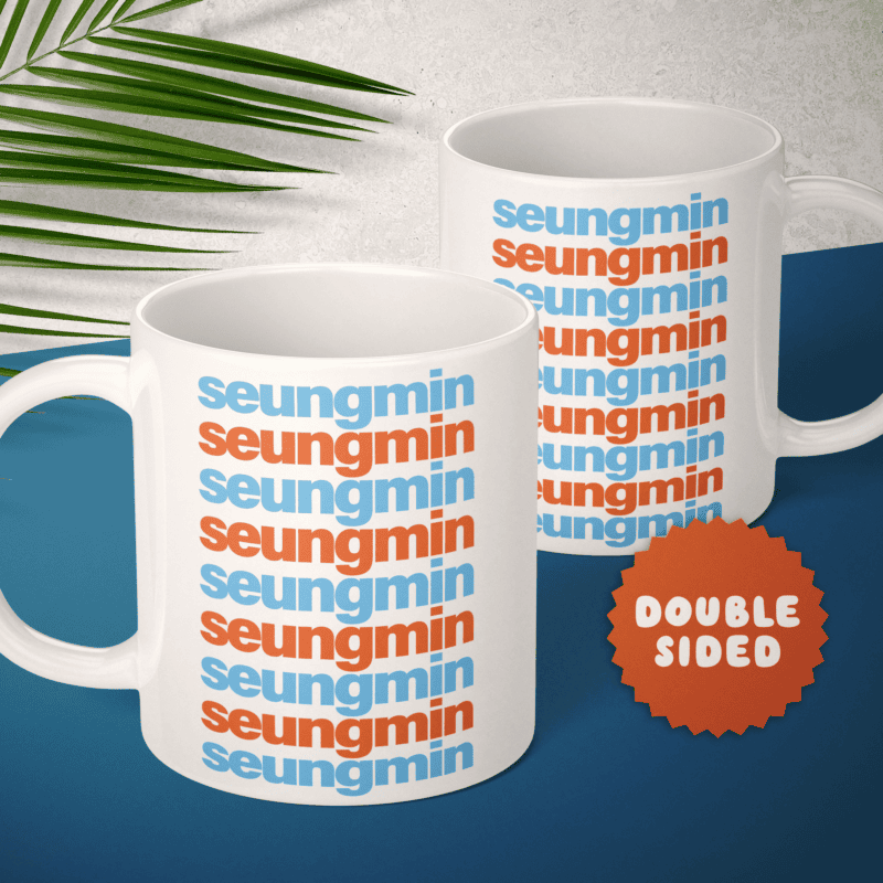 Seungmin Mug - Blue/Orange