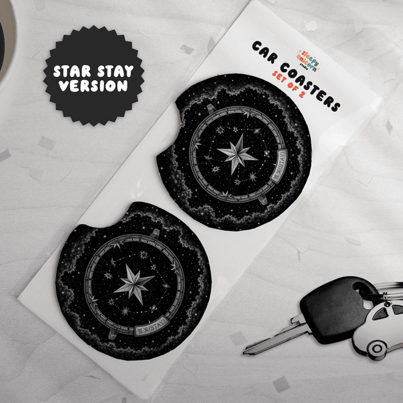 Stray Kids STAY Stars Car Coasters